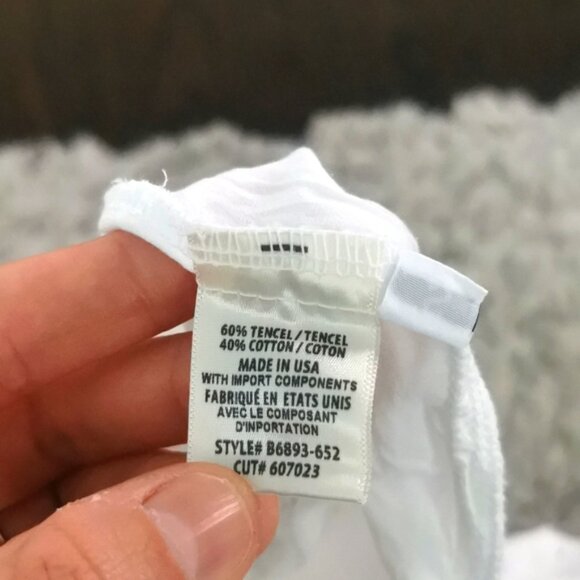 Bella Dahl white eyelet strapless tube dress - Picture 5 of 5